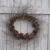 TWIG WREATH 14" inside oval, decorated with dried sedum. For pick up only, to fragile to ship easily.
SOLD 
Will make similar to order